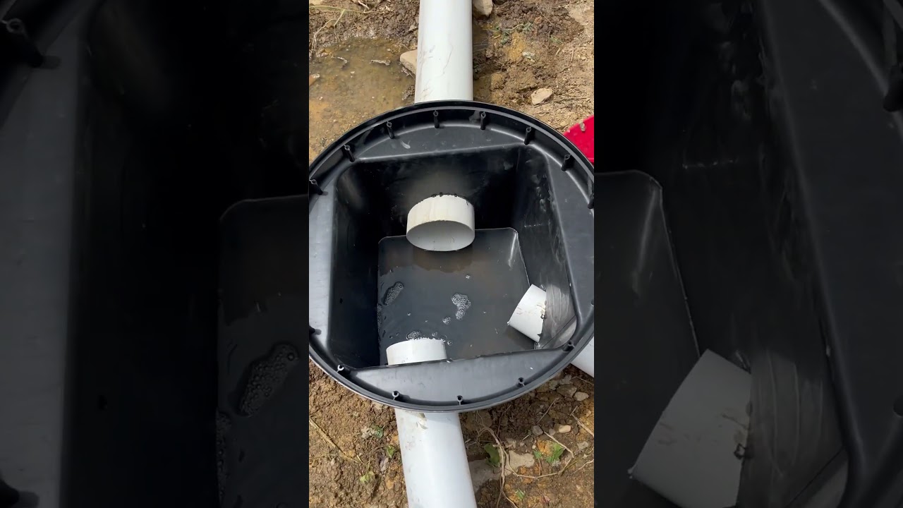 Plumbing a drain box