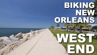 West End at Lake Pontchartrain : Biking New Orleans