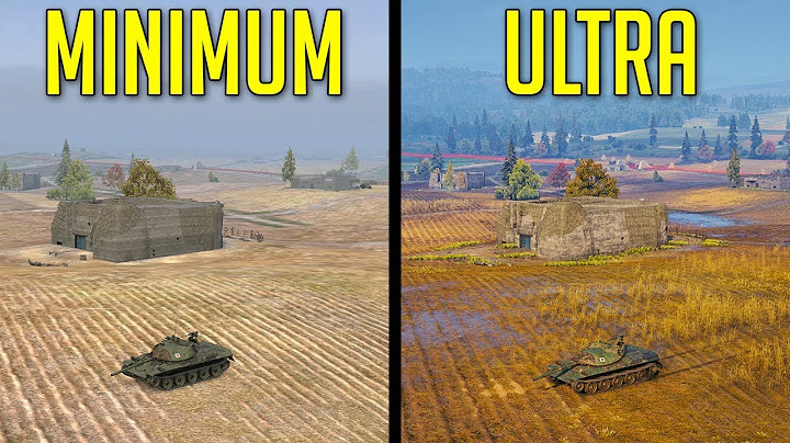 ULTRA vs MINIMUM Graphics • Any Advantages? ► World of Tanks Graphic Settings