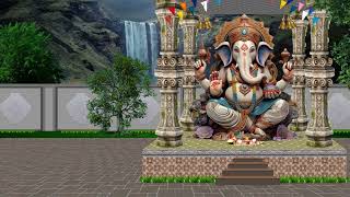 Lord Ganesha Background Video Effects L Ganesh Animation Video L Satish Designgraphy