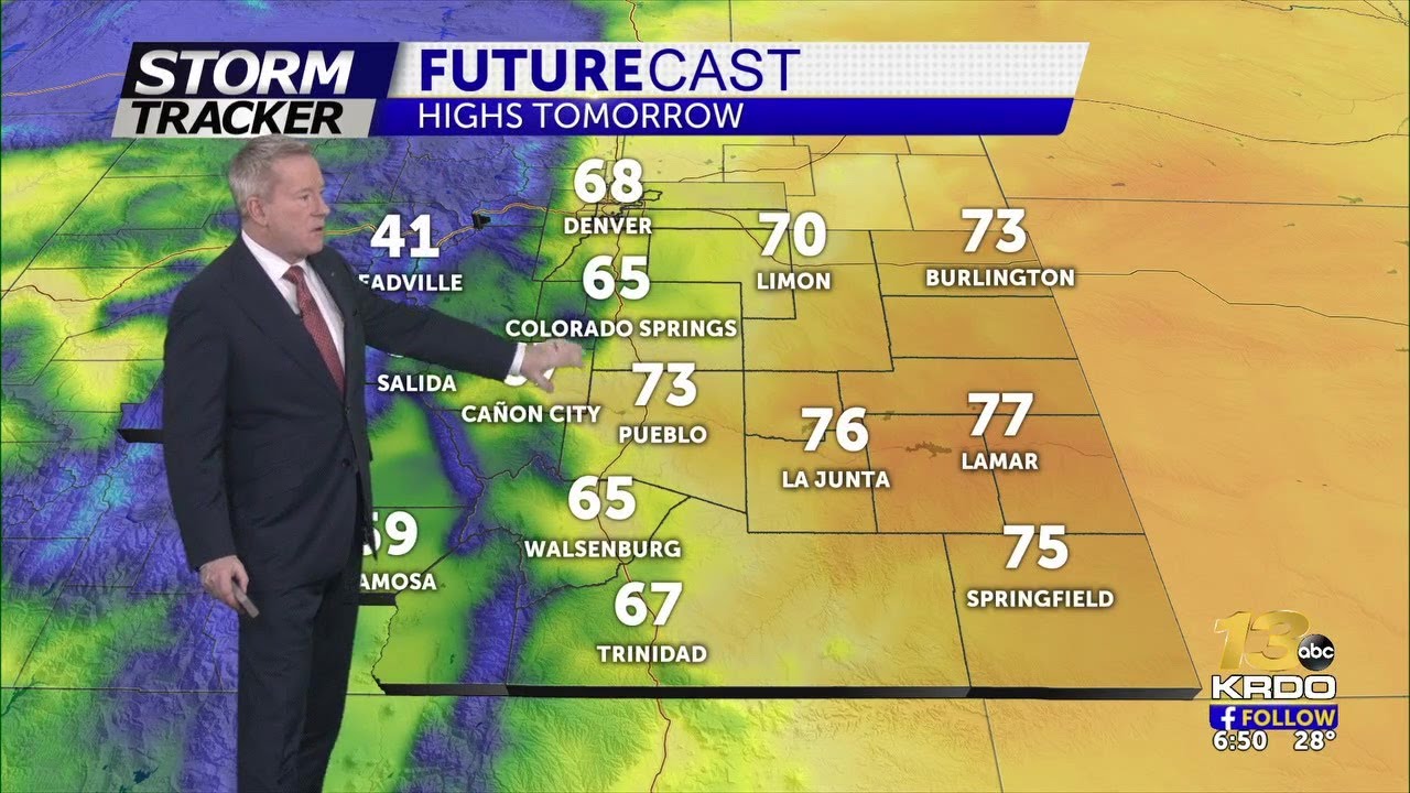 Warmer temperatures through the weekend - YouTube