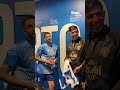 Enzo Fernandez swaps his jersey with countryman Alan Varela 🇦🇷🔥 #UCL #ManchesterCity