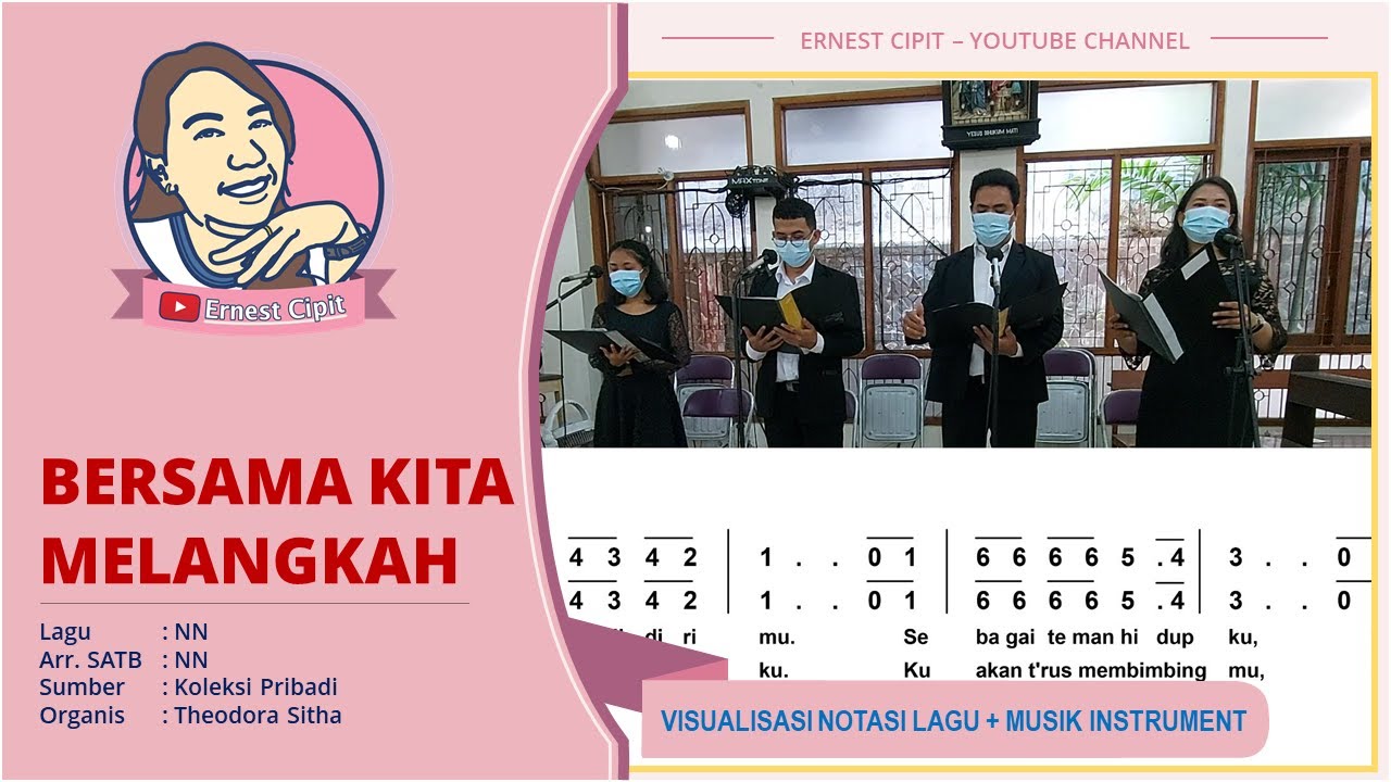 Bersama Kita Melangkah | Lagu Penutup Penerimaan Sakramen Perkawinan | Notasi Angka Lagu