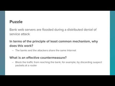 Principle of Least Common Mechanism - Principles of Secure Coding