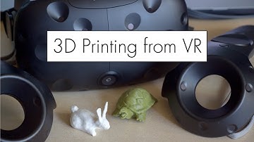 3D Printing from Virtual Reality!