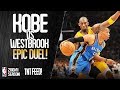 Kobe Bryant vs Young Russell Westbrook EPiC Duel | Kobe with 21, Russ with 32-12 | 17/01/2011