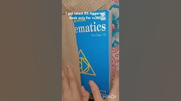 Unboxing class 10 Rs Aggarwal book 📚#shortvideo #mathematics #boardexam #ytshorts