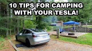 10 Tips for Camping with your Tesla!