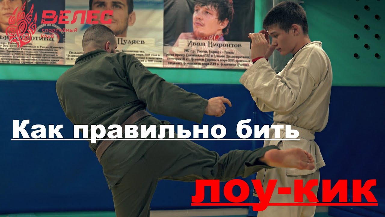 Как правильно бить лоу-кик