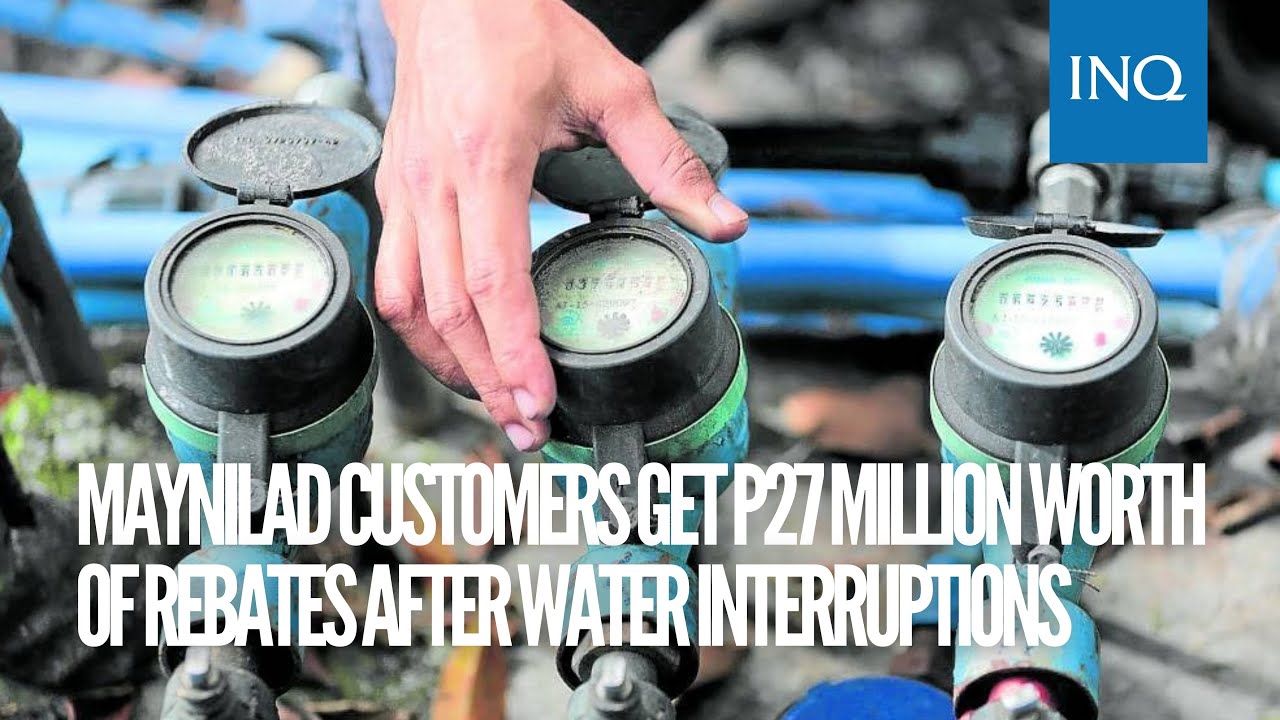 Maynilad Customers Get P27 Million Worth Of Rebates After Water maynilad-customers-get-p27-million-worth-of-rebates-after-water