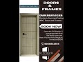 Premium Doors and Frames for Your Bangalore Home! 🚪✨