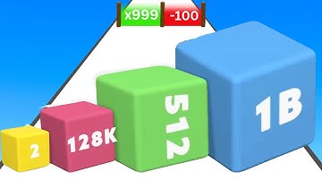 Happy Cubes 2048  - MAX LEVEL Gameplay Walkthrough (Android,iOS)  NEW UPDATE