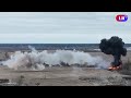 VER VIDEO: La fuerzas UCRANIAS derriban un HELICÓPTERO RUSO en las afueras de Kozarovychi