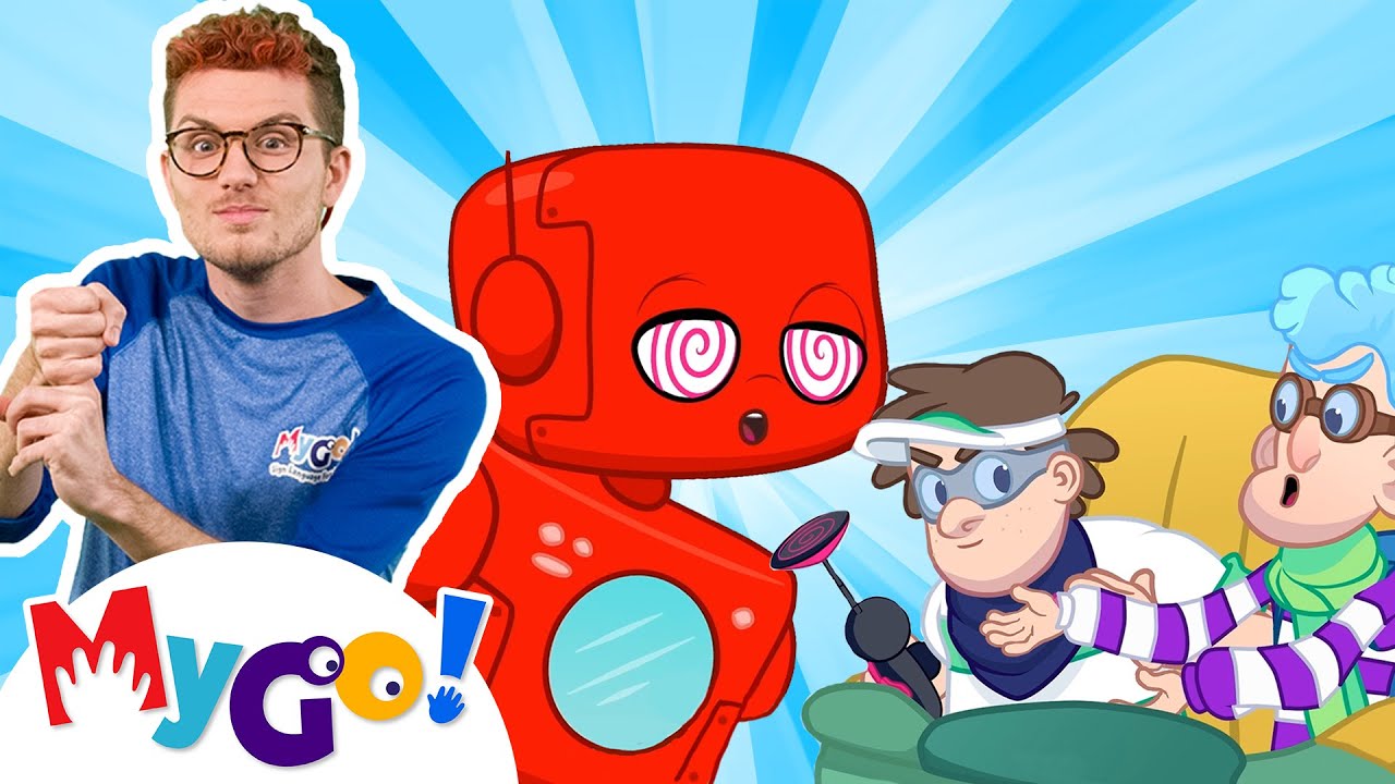 Hypno Bandits | MyGo! Sign Language For Kids | Morphle TV | ASL