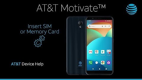 Learn How to Insert SIM and Memory Card on your AT&T Motivate™ | AT&T Wireless