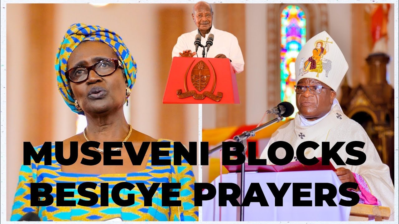 Мусевени прервал молитву Бесигье в Рубаге, в то время как Винни Бьяньима просил о встрече с прези...