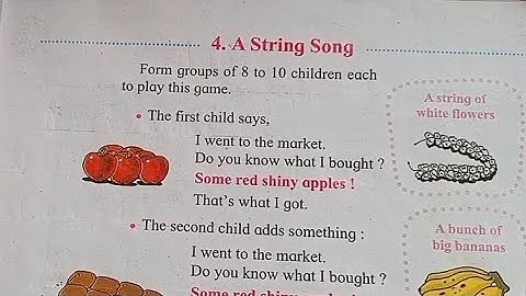 3 rd English# 4. A String Song# Explained in Marathi# English Medium # SSC Board#