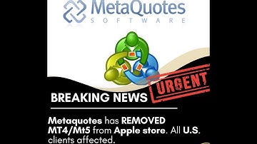 MT4 AND MT5  Removed From Apple Play Store