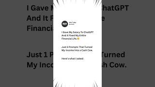 I BECAME FINANCIAL FREE IN 20s💀#chatgpt #chatgptprompts