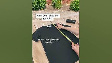 How to Read a Size Chart with Garment Measurements (Crewneck)