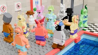 LEGO Sprunki Swimming Pool School 💧 🎓