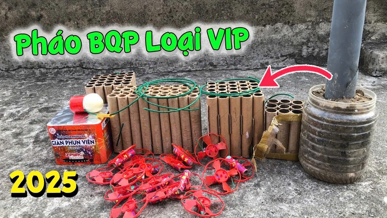 Choáng Ngợp Với Pháo Hoa Tết Giao Thừa 2025 - Toàn Hàng VIP BQP Thôi