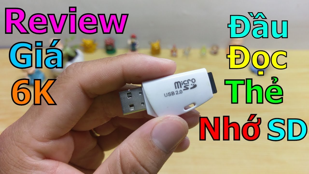 Trên Tay Dầu Đọc Thẻ Nhớ SD, trên shopee nhỏ gọn tiện lợi