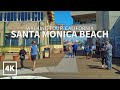 [4K] SANTA MONICA - Walking Santa Monica Beach Pier, Los Angeles, California, USA, Travel, 4K UHD