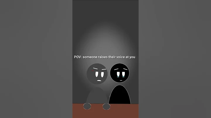 Do you cry easily when yelled at? #animation #mentalhealth #youtubeshorts #talktherapy #edit