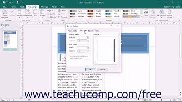 Publisher 2016 Tutorial Using Layout Guides Microsoft Training