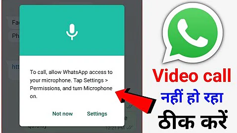 to call allow whatsapp access to your microphone tap settings permissions and turn microphone on
