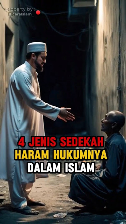 4 jenis sedekah yang haram #feedshorts #sedekah