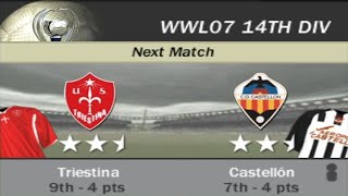 FIFA 07 | WWL 07 14th Division Week 3 Match 4 - Triestina vs Castellón [AI vs AI]