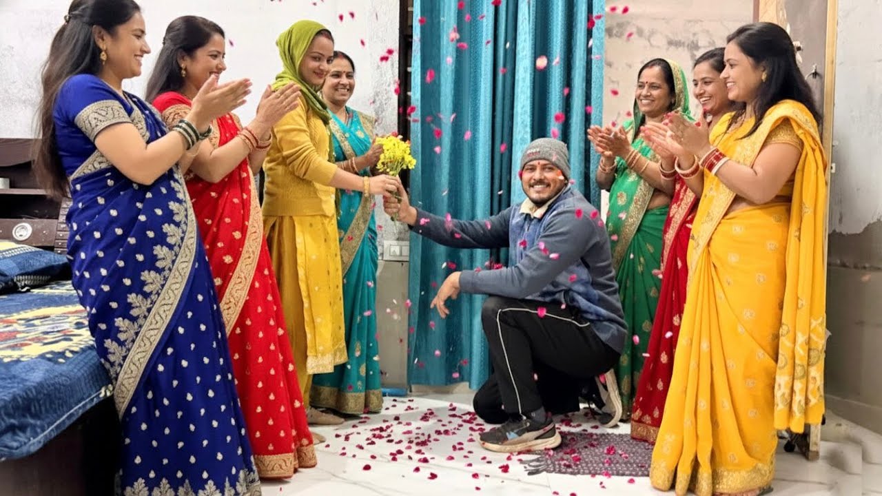 Finally 💐 Dinesh Bhai Proposed BHABHI on New Year.. 🥳