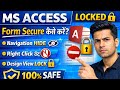 Nevigation pan, right click disine view कैसे hid करें।