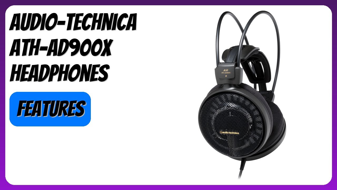 REVIEW (2026): Audio-Technica ATH-AD900X Headphones. Features