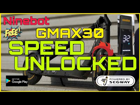 NINEBOT MAX G30 SPEED UNLOCKED | 32 KPH | HACKED | SEGWAY | SPEED HACK | SPEED UNLOCK