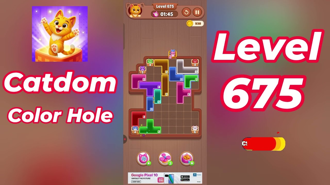 Catdom Color Hole Level 675 Walkthrough [NEW UPDATE
