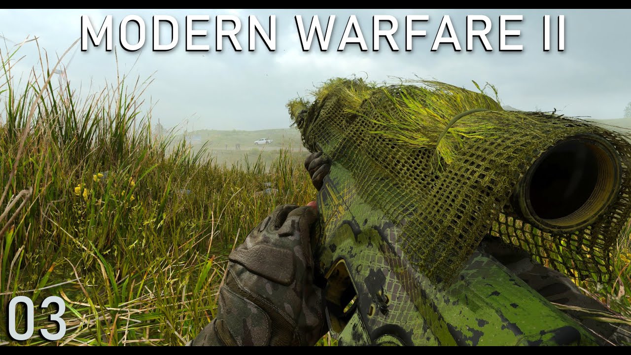 GHILLIE SUIT SNIPING  CALL OF DUTY MODERN WARFARE II GAMEPLAY #3 