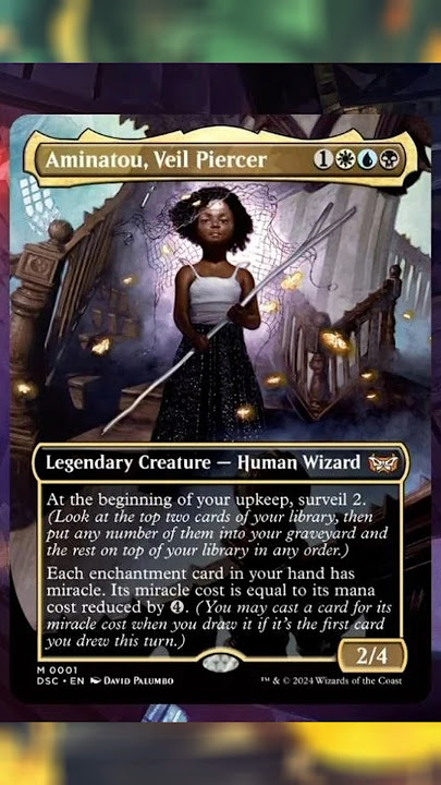 DeckTechDash1: Aminatou, Veil Piercer – Miracle Enchantments #MtGDuskmourn | Magic: The Gathering