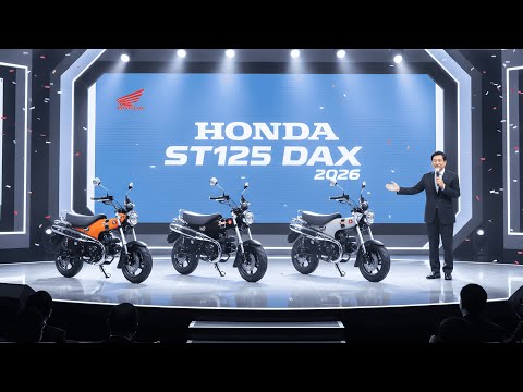 2026 NEW HONDA ST125 DAX ANNOUNCED!! The Legendary Minimoto Retro Returns with New Colors & Euro 5+