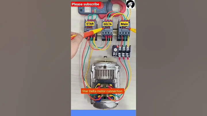 Star Delta Reduce Voltage Motor Starter #shorts #viral #motorcontrol