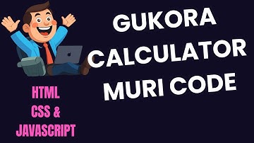 Gukora Calculator Ukoresheje HTML CSS ans Javascript Project| Kwiga coding