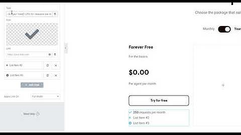 Create a Pricing Table with Monthly/Yearly Toggle Switch in WordPress using Elementor