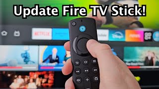 How to Update Amazon Fire TV Stick 4K!