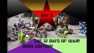 THE 12 DAYS OF WAR! 2025 Edition! Transformers SS86 Slag(Slug) &amp; Sludge special review!