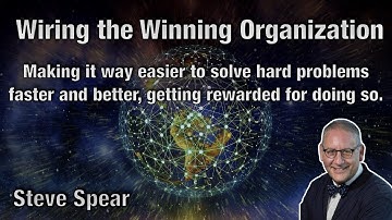 Wiring the Winning Organization - Steve Spear - AgileLnL