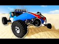 Dune Buggy Crashes in the Desert! - BeamNG Multiplayer Mod Gameplay