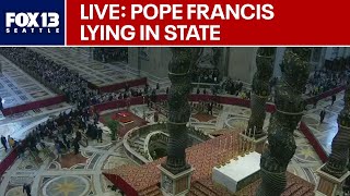 LIVE: Thousands honoring Pope Francis at St. Peter’s Basilica