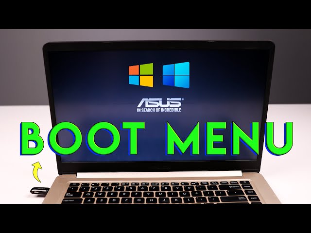 How to Boot Asus Laptop from USB | Install Windows 10/11 (on